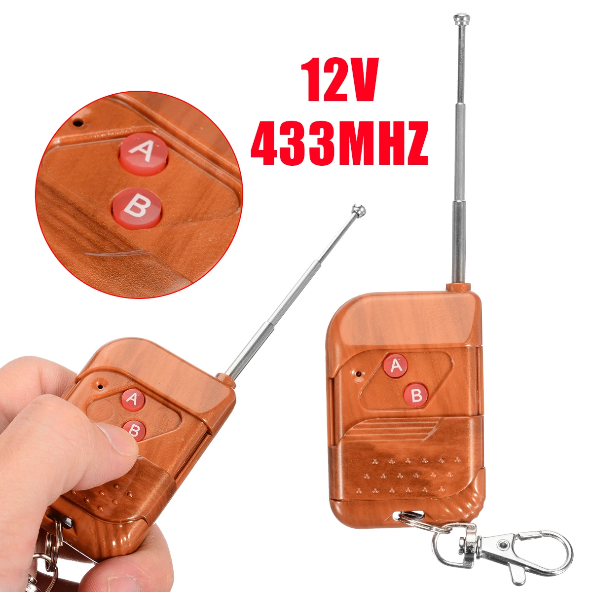 

For Electric Garage Door 1pc 12V 1 Channel 1CH 433MHZ Relay Wireless Remote Control Switch Transmitter Fast Response Mayitr