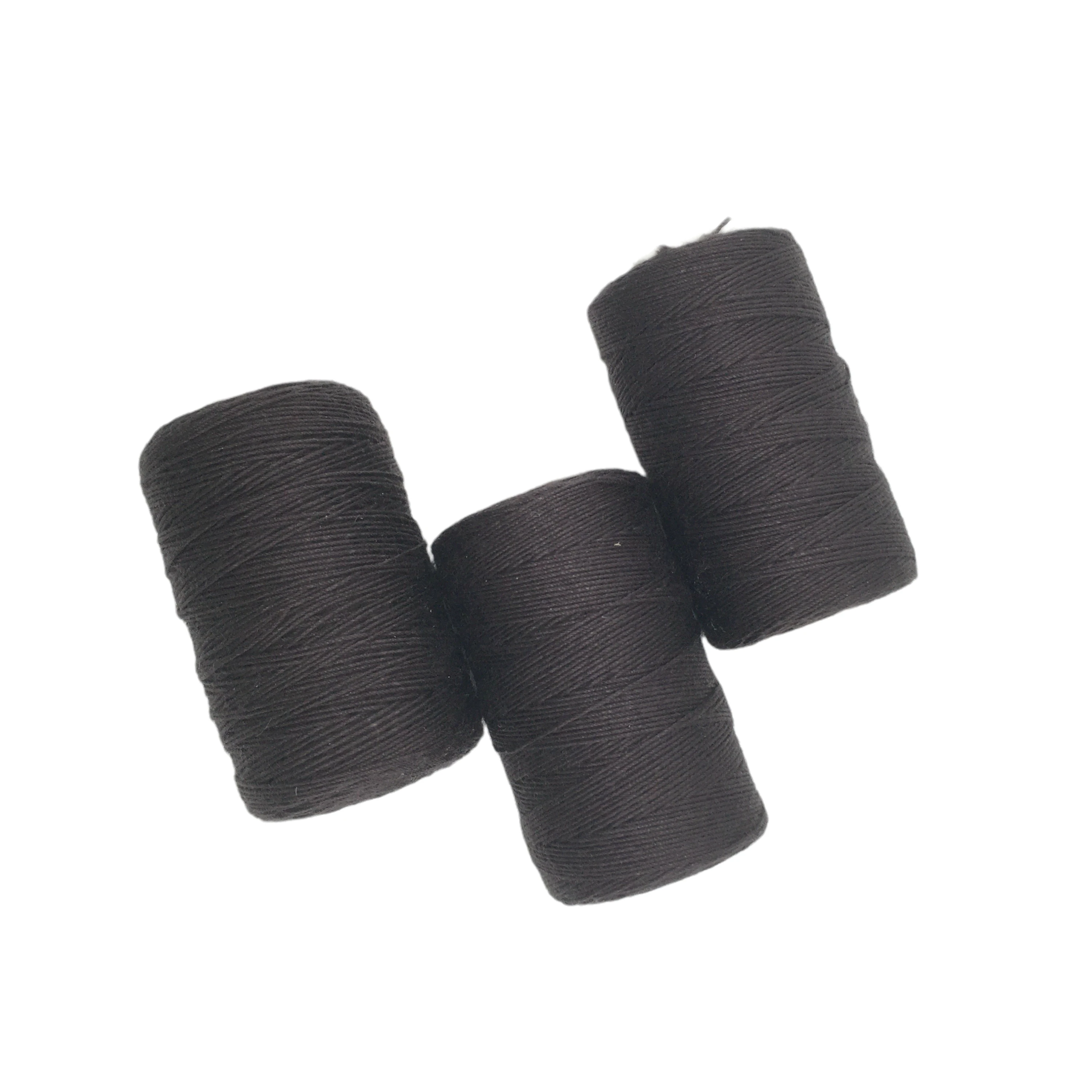 Linha preta da tecelagem do cabelo do algodão, linha de costura, agulha curvada, C agulha curvada, 1000 jardas, 1 caixa, 12 Rolls, 1 Pc, 6.5cm