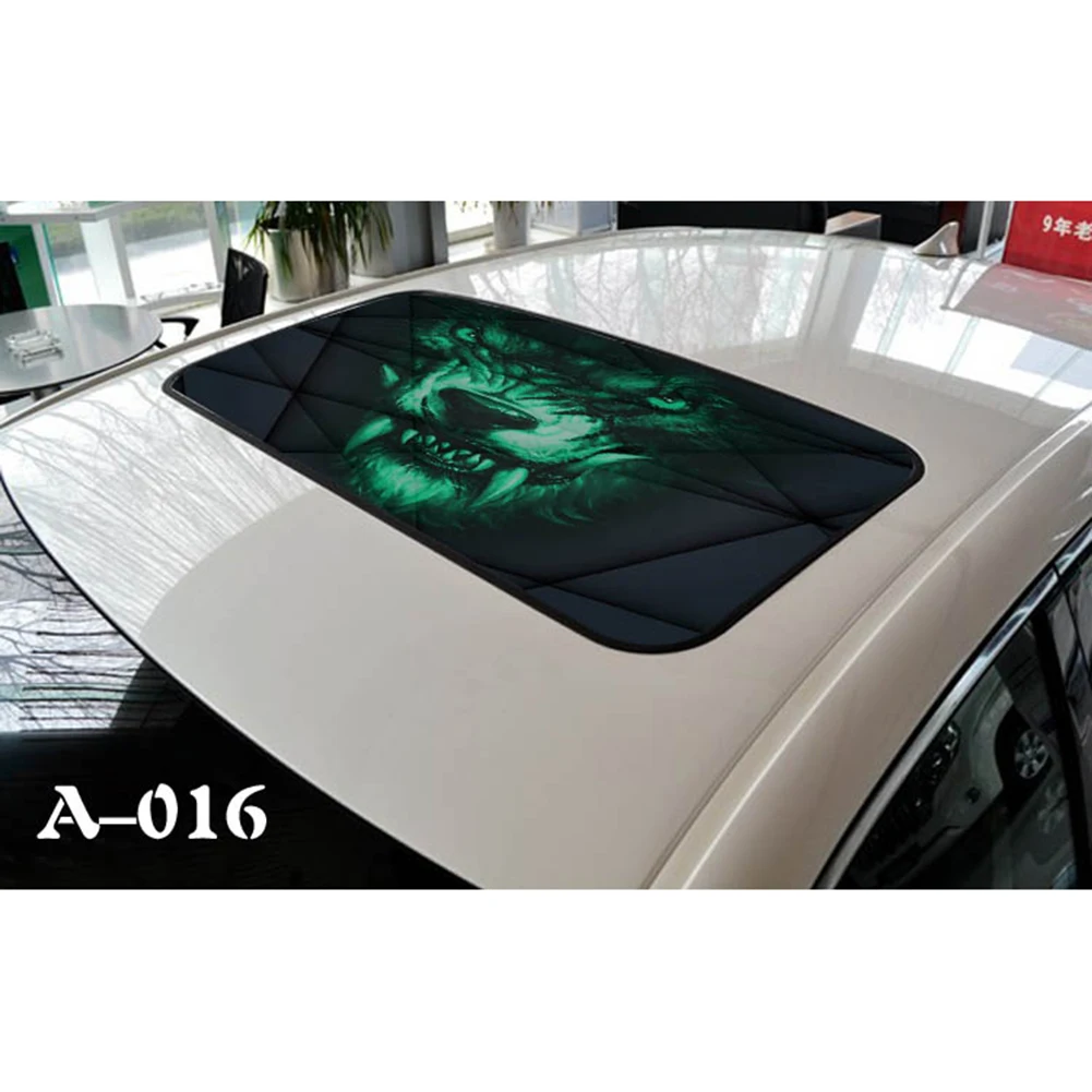 1 шт. 95 см X 50 см водонепроницаемый автомобиль поддельные люк стикеры Skylight обёрточная бумага крыши виниловая пленка DIY украшения