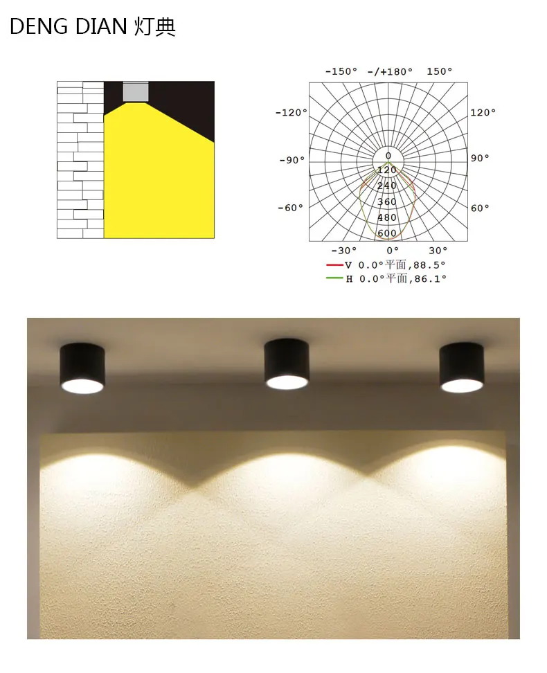 Lâmpada do Teto ao ar Livre à Prova Downlights de Alumínio Moderna Dwaterproof Água Ponto Luz Varanda Corredor Celling Luzes Cubo Led 10 Luminárias de parede externas
