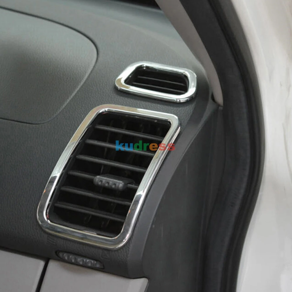 Для Mitsubishi Pajero Montero Sport 2009 2010 2011 2012 2013 ABS хромированный воздушный вентилируемый выход крышка отделка Аксессуары