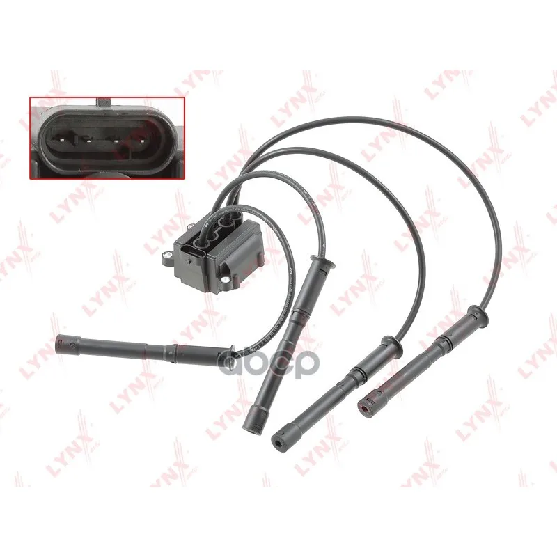 Катушка Зажигания Renault Clio Ii 1.2 01 / Kangoo I 1.2 01 / Thalia 1.2 02 LYNXauto арт. SPL1009