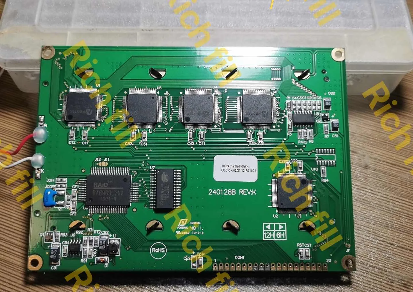 HG240128B-F-SWH 240128B REV:K панель ЖК-экрана | Компьютеры и офис