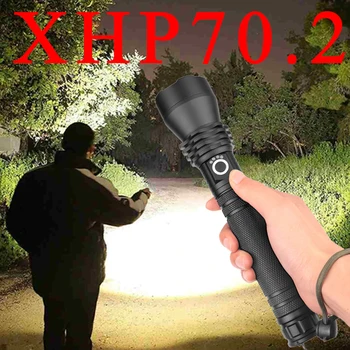 

Litwod Z90 1285 XLamp XHP70.2 50000lm High Powerful Tactical LED Flashlight torch light 18650 26650 Battery Lantern Camping