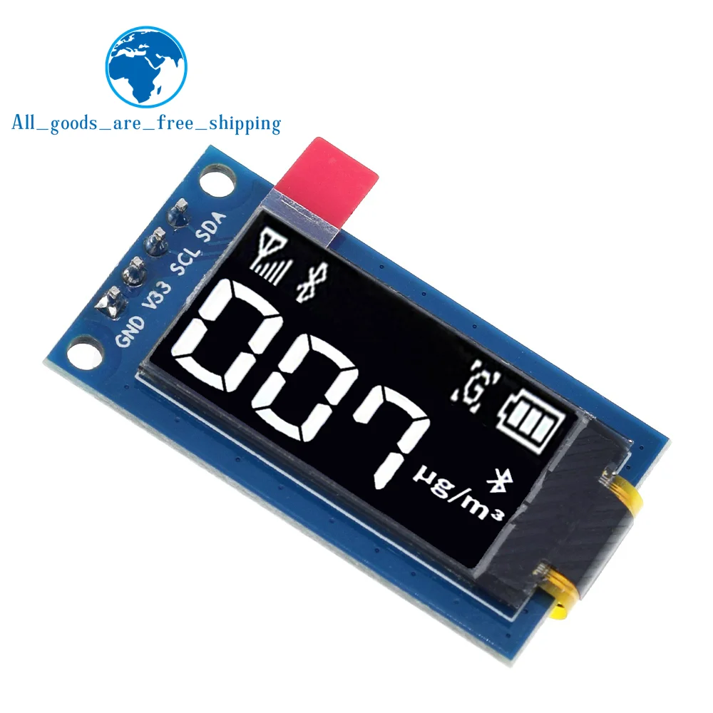 OLED дисплей 0 96 дюйма 64 × 128 ЖК модуль SSD1107 с вертикальным экраном для arduino|ЖК-модули|