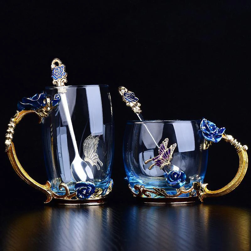 New Rose Enamel Crystal Cup Flower Tea Glass High Grade Glass Water Cup Flower Mug With Handgrip Perfect Gift For Lover Wedding Mugs Aliexpress New Rose Enamel Crystal Cup Flower Tea Glass High Grade Glass Water Cup Flower Mug With Handgrip Perfect Gift For Lover Wedding Mugs Aliexpress