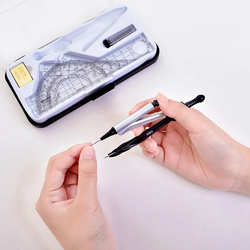 Math Compass Drawing Student Geometry Box Geometria Geometry Set Maths Drawing Compass Compasso Geometria Mathematical Set