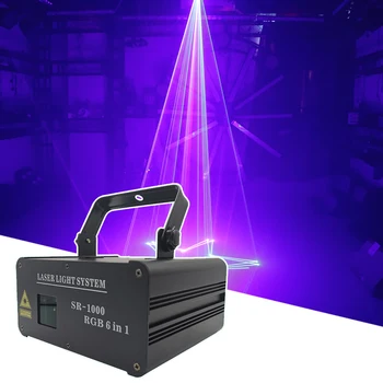 

600MW 1W 1.5W RGB Animation Laser Projector DMX512 Scanner DJ Disco Party Holiday Stage Lighting Effect Pattern Laser Light