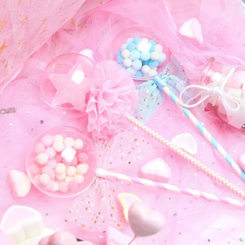

cake topper banner for DIY Cupcake Wrapper Baking Cup birthday/wedding party bar Table decoartion pink/blue ball