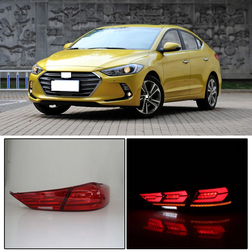 CAPQX 1 комплект для Hyundai Elantra GT 2017 2018 светодиодный задний светильник хвост в сборе
