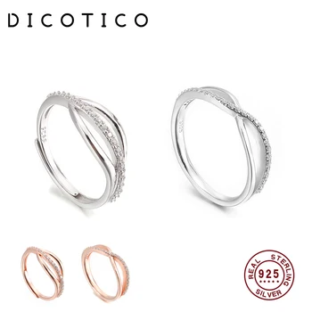 

Dicotico Bohemia Wedding Bands Mujer Anillos Authentic Sterling 925 Rings For Women Fine Jewelry Femme Gifts Kfr1248-zx