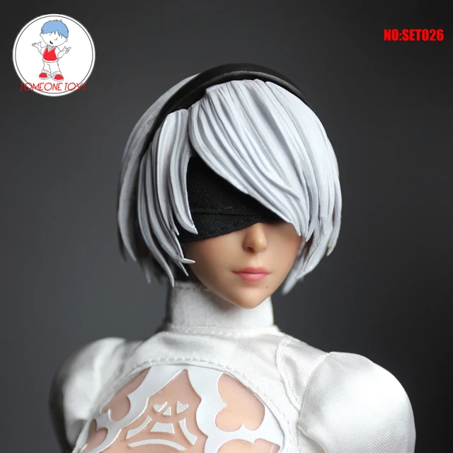 Tbleague 1//6 tariah SILVER Valkyrie TESTA SCOLPIRE PL2019-149 Fit 12/" Phicen Figura