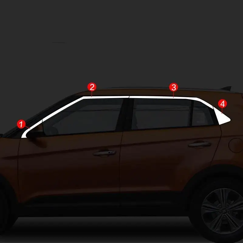 Автомобильные оконные внешние авто модифицированные декоративные молдинги