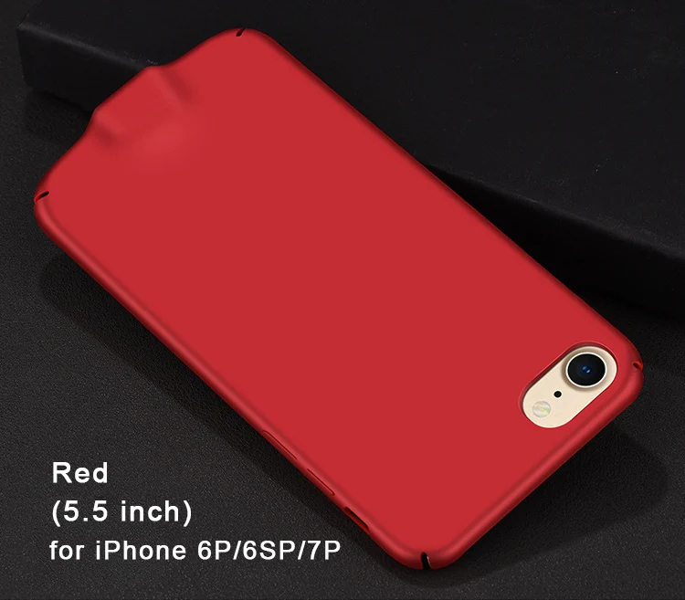 For iPhone 6P 6SP 7P Qi Беспроводное зарядное устройство приемник чехол s для iPhone 6 6s 7, быстрое зарядное устройство приемник для iPhone 6P 6s P 7 Plus чехол для телефона 2 в 1 - Тип штекера: For iPhone 6P 6SP 7P