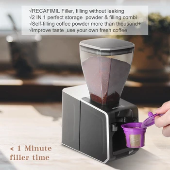 

Powder Filling Machine Coffee Powder Filler for K-cup Coffee Tool Capsule Powder Dispenser Holder Gadgets Automatic Bottle