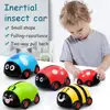 Vehicle Plastic Girl Car toys Vehicle Pull Back Car Boys Insect Ladybird children's toys Kids Inertial Car Drop Baby Toy Gift 1