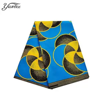 

YANTEX 100% Polyester Ankara Wax Prints Fabric 6 Yards/Piece New Fashion 100% Polyester African Wax Prints Fabric 6 Yards/Piece