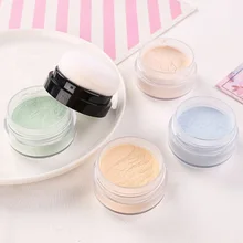 Портативная рассыпчатая пудра, осветляющая, контроль масла, скрывающая, Освежающая, стойкая пудра для макияжа BV789
