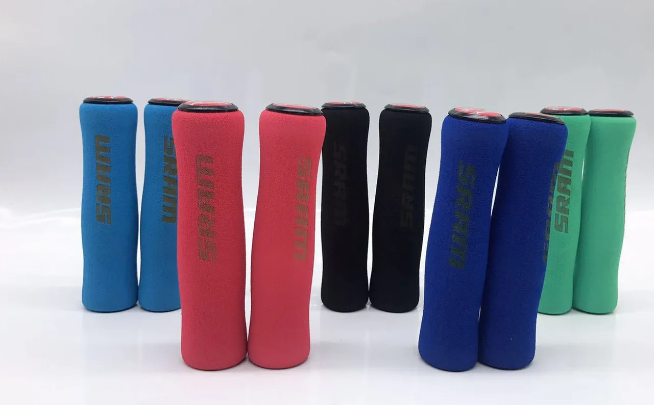 Anti-slip Cover Grips MTB Mountain Bike Folding Bicycle Sponge Handle Bicycle Universal Double-pass Comfort Shock Absorption