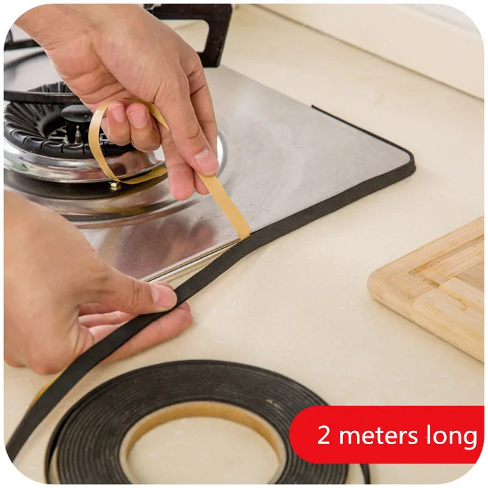 Gas cooktop slot antifouling strip dustproof soundproof sealing multipurpose kitchen supplies | Дом и сад