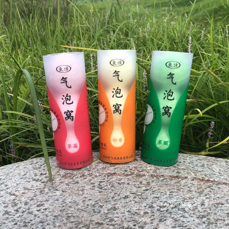 

Fishing Oxygenation Play Nest Ball Strawberry Milk Tartaric Acid Lure Fish Bait Additive Fish-gathering Bait Bubble Nest Fish Ac