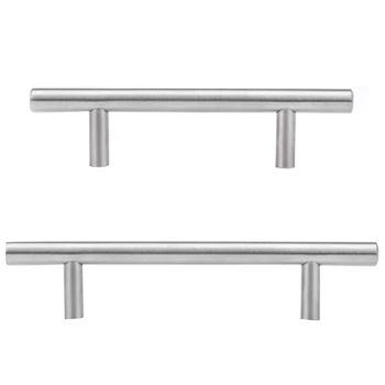 

20Pcs Furniture Handles Kitchen Cabinet T Pulls Handles Knobs Stainless Steel Handles for Furniture Door Cabinet Bar Handle Hard