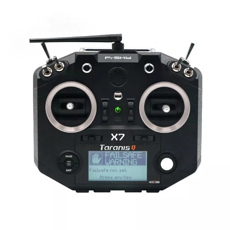 

RC MOTEL ACCST Taranis Q X7 2.4G 16CH Mode 2 Transmitter Remote Controller White Black International Version RC Drone Spare Part