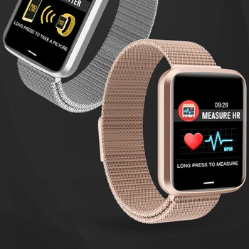 

H19C Smart bracelet 1.3 inch large color screen heart rate blood pressure health monitoring waterproof BT sports watch