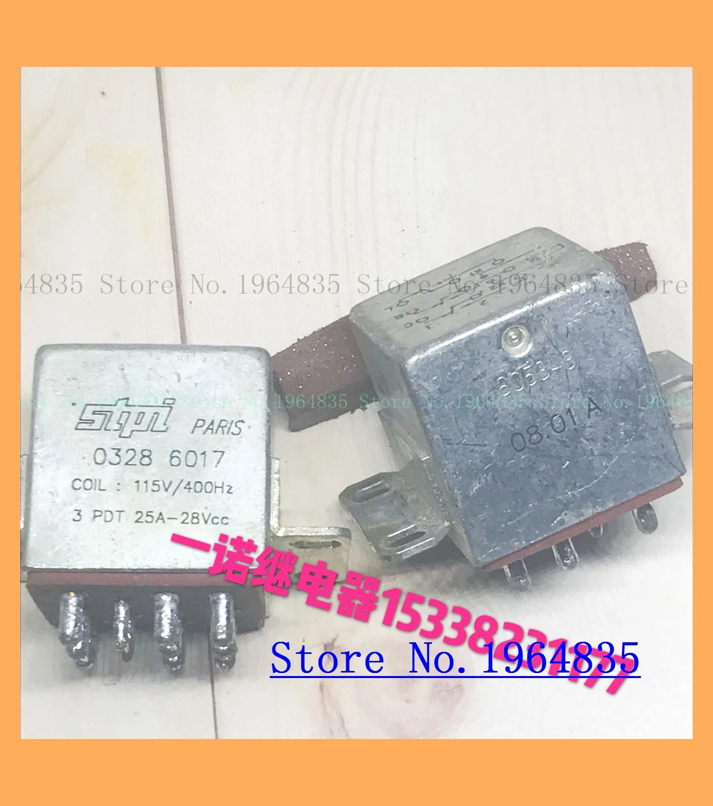 

328 6017-115V/400Hz 3PDT25A-28VDC