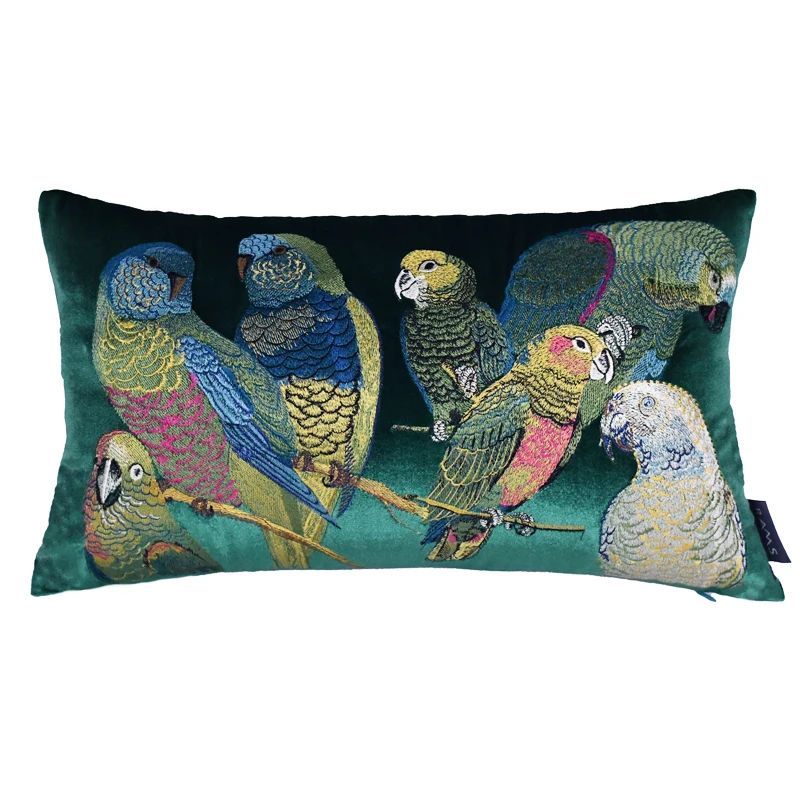 2021 Rams Embroidered Decorative Geometric Pillow Cushion Home Decor Embroidery COVER ONLY NO FILLINGS 