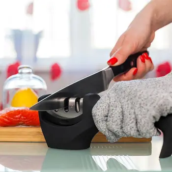 

3 Stages Professional Kitchen Knife Sharpener Household Restaurant Sharpening Stone Grinder knives Sharpener Tool