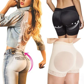 

Women's Butt Lifter Panties Hip Enhancer Booty Padded Underwear Body Shaper Seamless Bottom Lift Panty Boyshorts Shapewear