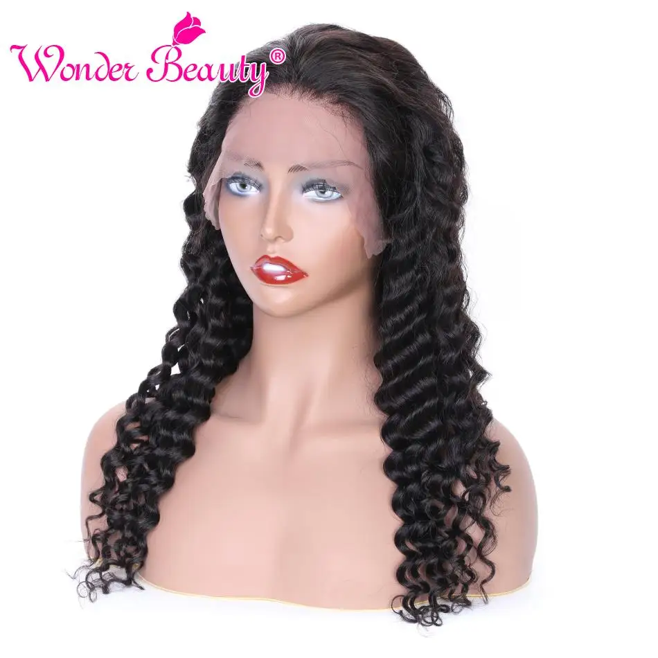 Curly lace front wig