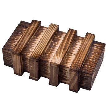 

Kids Adult Puzzle Toys Wooden Puzzle Box With Secret Drawer Magic Compartment Puzzle Toys Boxes Kids Brain Teaser Toy Gift Hot