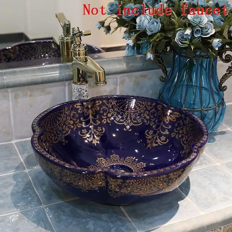 MODEL E Да Appoggio Waschbecken Lavatorio поо Salle De Bain Umywalka Nablatowa черный Lavandino умывальник раковина Куба Banheiro Ванная комната раковина - Цвет: MODEL E