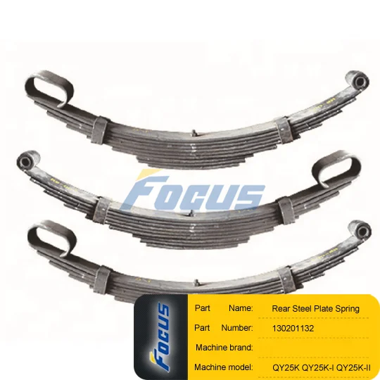 

Truck Crane Spare Parts QY25K QY25K-I QY25K-II Rear Steel Plate Spring JB/T7940.2-1995 130201132