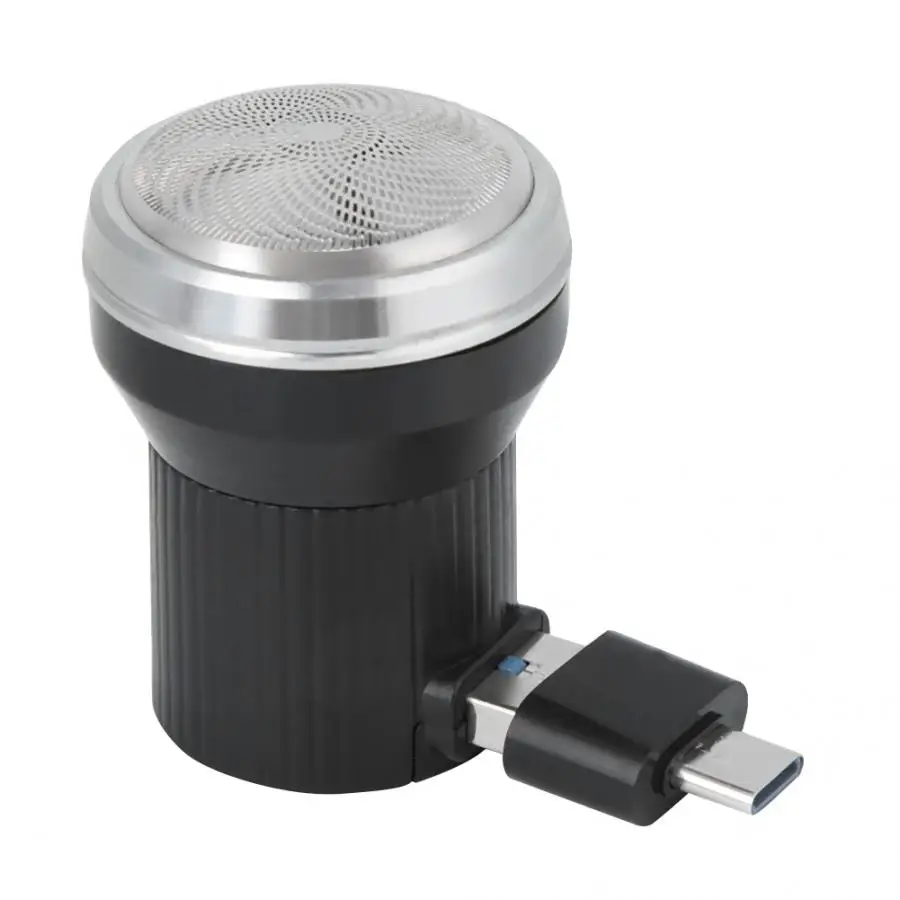 Портативный мини смартфон бритва USB инструмент для бритья с адаптером мужчин