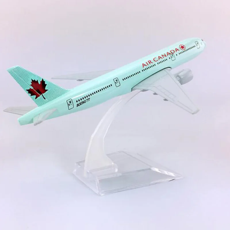 16 см scale1/400 BoeingB777-200 модель Air Канада самолет с базовым сплавом самолет коллекционный дисплей игрушка Коллекция моделей