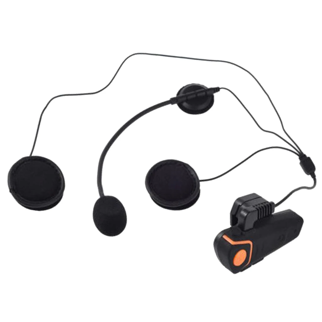 

Bluetooth Motorbike Helmet Intercom Headset Headphone FM Radio + Soft Earpiece