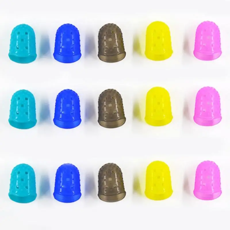 

Guitar Fingertip Protector Finger stall Silicone Guitar String Thumb Protectors Caps for Bass Guitar Ukulele Guitar Accessories