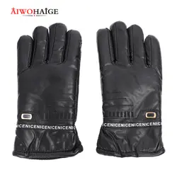 2019 зимние кожаные перчатки унисекс уличные мужские и женские аксессуары для верховой езды высокое качество плюс бархат утолщение