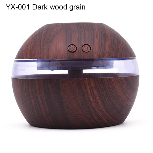 Flat Dark wood Увлажнитель древесины USB красочный увлажнитель три в одном офис с распылителем Защита окружающей среды мини Творческие подарки - Цвет: Flat Dark wood