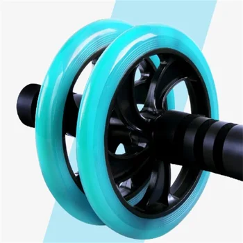 

Dual wheel Ab Roller Power roller ab slimmer Mute Abdominal Trainer