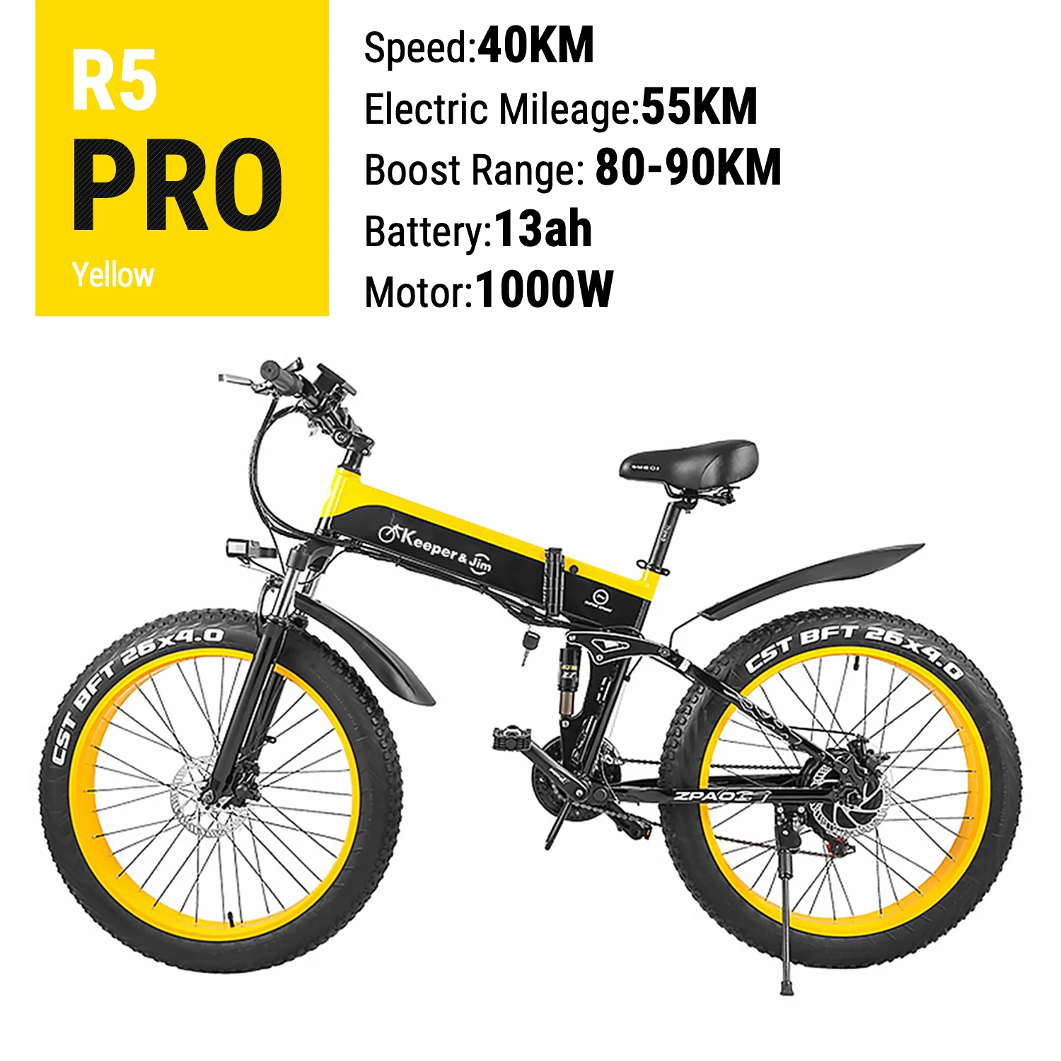 Electric Bike 26 Inch 48V 1000W Fat Tire Mountain Snow Ebike Folding Electric Bicycle Electric Bike 26 Inch 48V 1000W Fat Tire Mountain Snow Ebike Folding Electric Bicycle