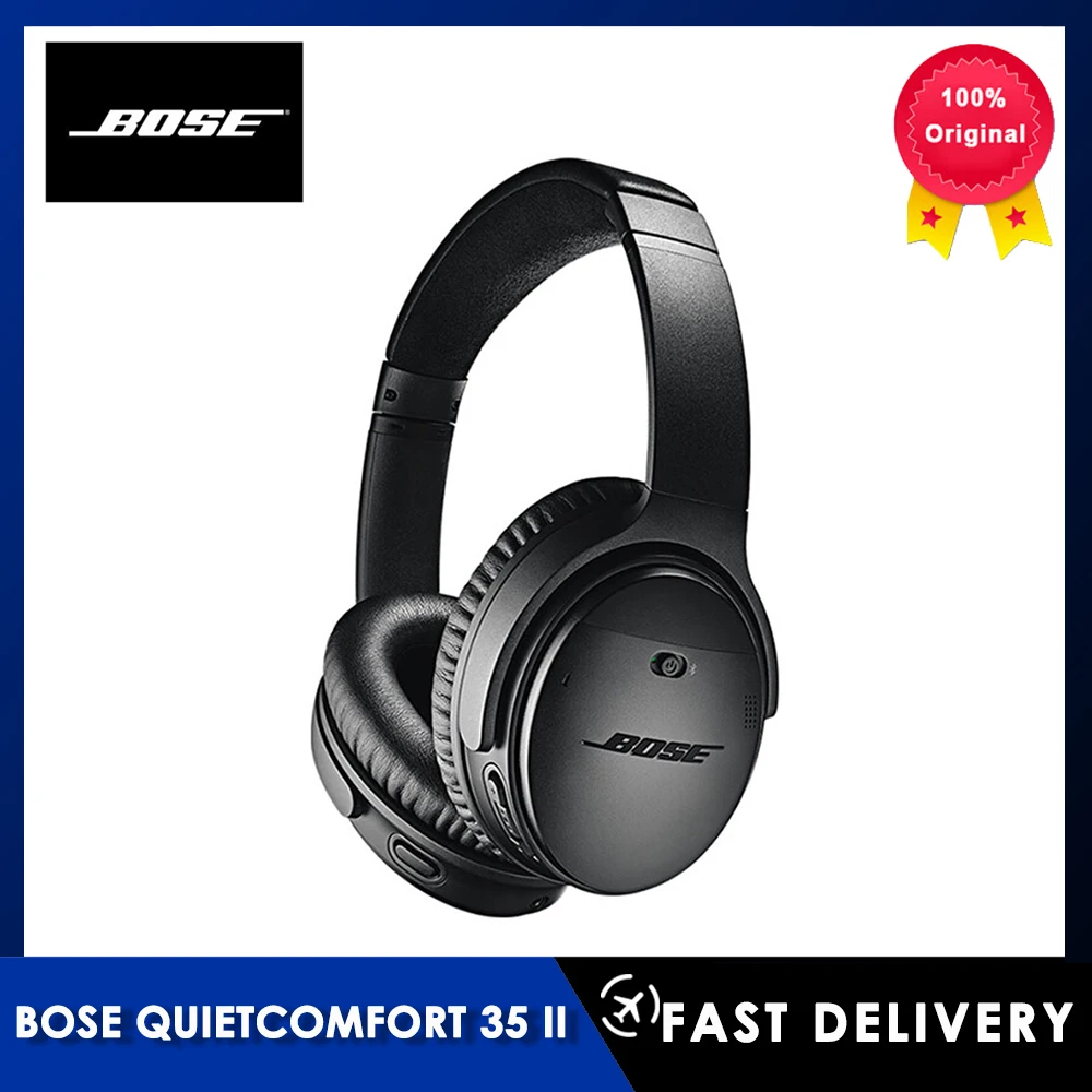 Bose QuietComfort 35 II ANC Wireless Bluetooth Headphones Bass Headset Noise Cancelling Earphone With Mic Voice Assistant QC35 |
