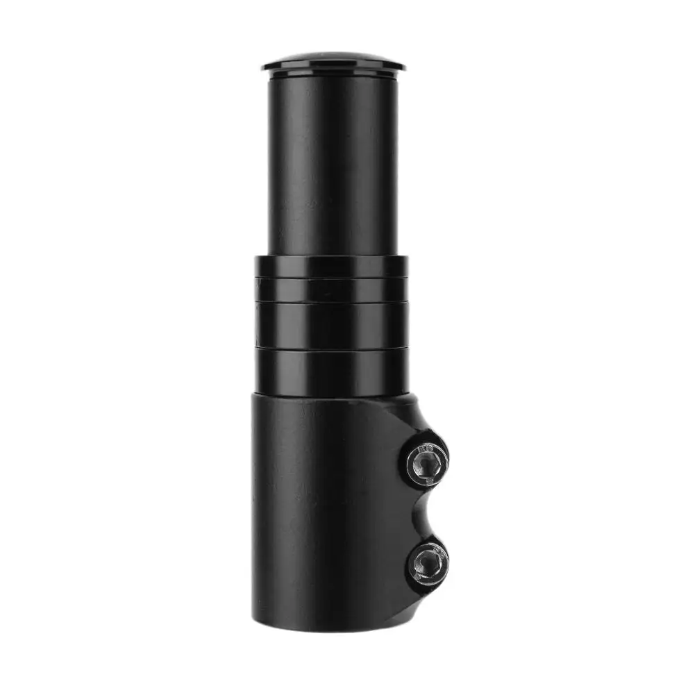 Bike Handlebar Fork Stem Riser bicycle handlebar extender bicycle accessories bicycle handlebar extension bike handlebar adapter 120mm Rise Up Extender Extension Heads Up Black Bicycle Adaptor Durable MTB Mountain Cycling Part