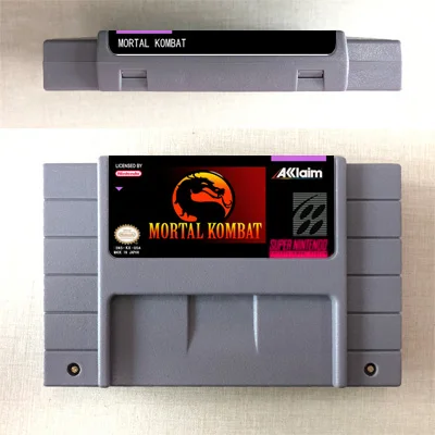 Mortal Kombat или II Ultimate 3-карта действия для игры в США версия на английском языке |