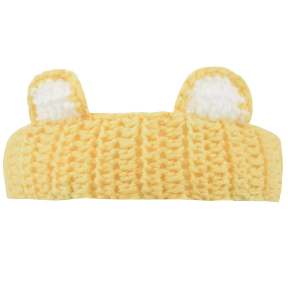 Cute Baby Headband kids rabbit ear knitted hairband woolen hair accessoriesToddler Headwear Hair Band Birthday Gift