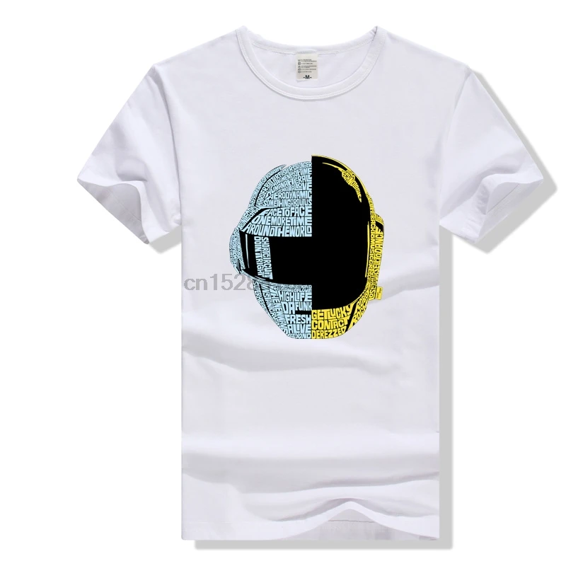 Daft Punk Helmet T Shirt Rock Band T Shirt Men Women Clothing Top Cotton Tshirt Streatwear Tee Gifts Plus Size T Shirts Aliexpress