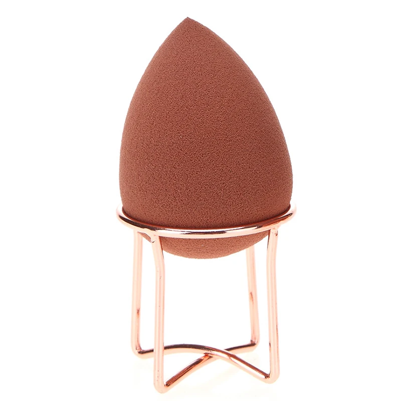 

Free Shipping Makeup Beauty Egg Powder Puff Sponge Display Stand Alloy Drying Holder Rack Cosmetic Puff Holder Drop shipping